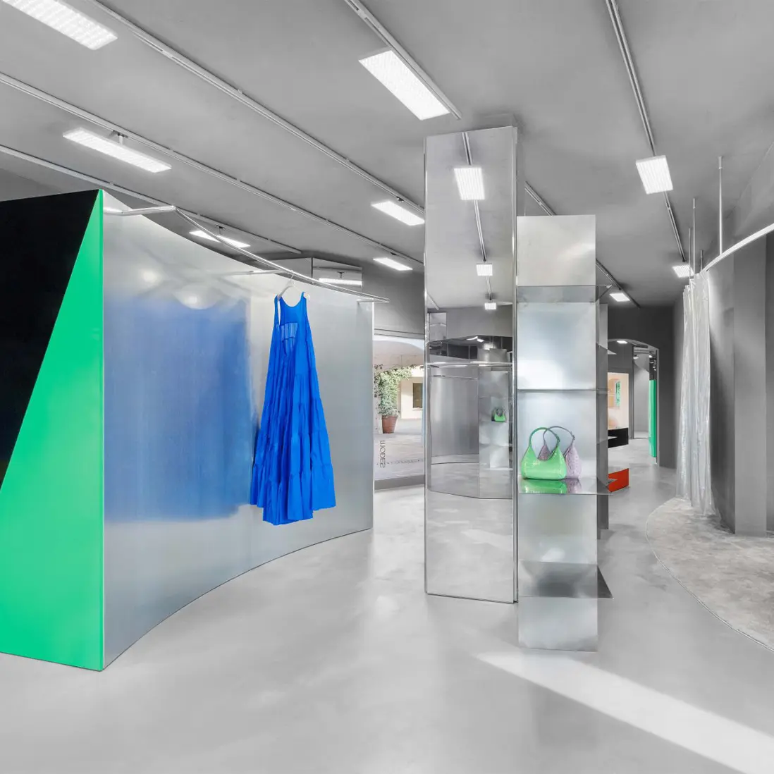 Plafondverlichting Maxi P in winkel
