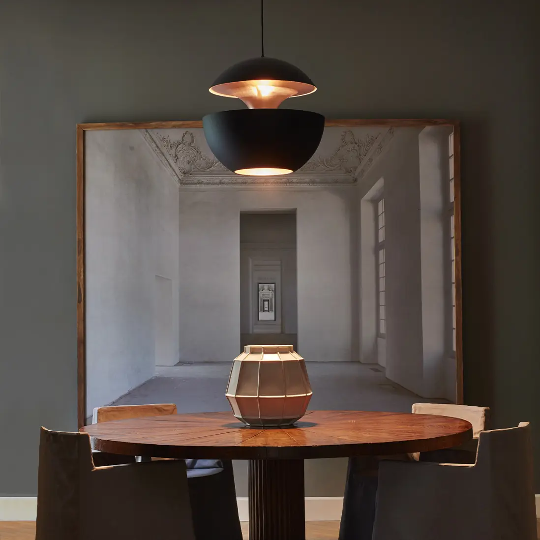 Hanglamp 'here comes the sun' boven eettafel